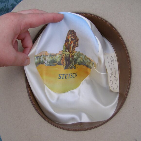 Vintage (new) men's STETSON cowboy hat - Picture 12 of 16